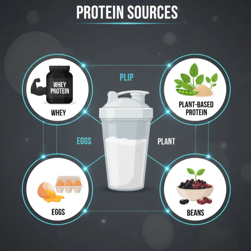 Best Protein Powder for Beginners: A Complete Guide to Your First Supplement 1 Protein sources for beginners whey vs plant