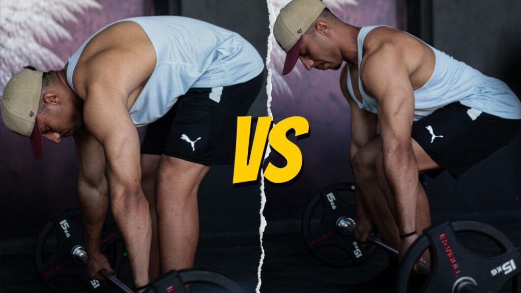 Lifting form errors deadlift comparison