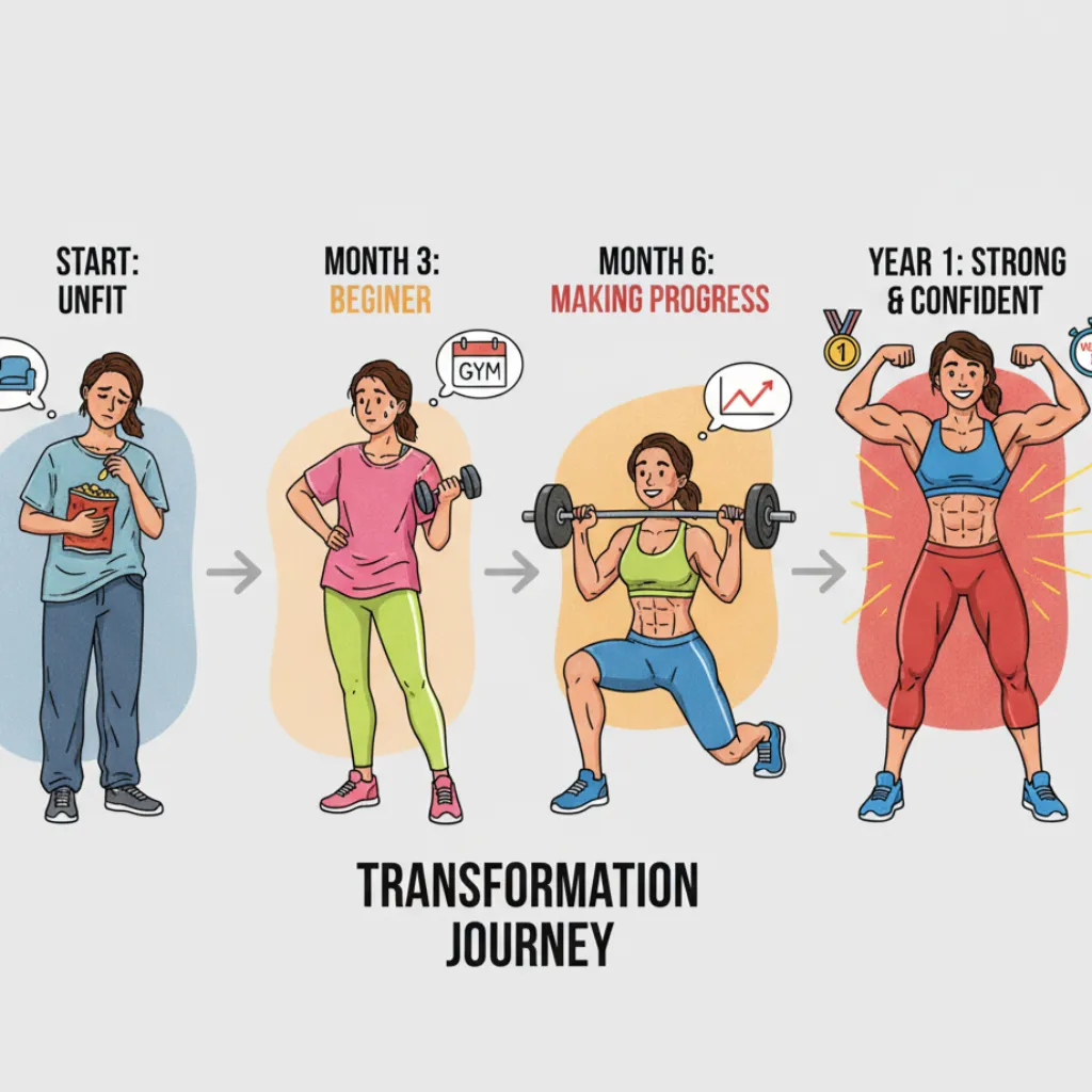 women’s transformation journey timeline