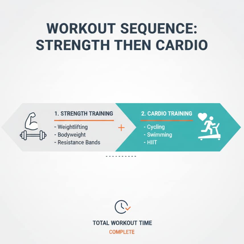 Cardio or weights first for fat loss